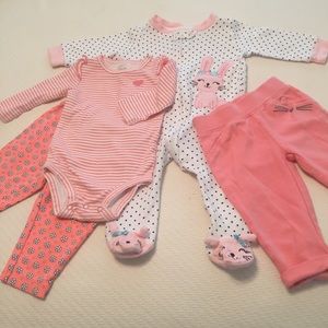 Koala Baby One Piece, Onesie & 2 Pants. 6 Months